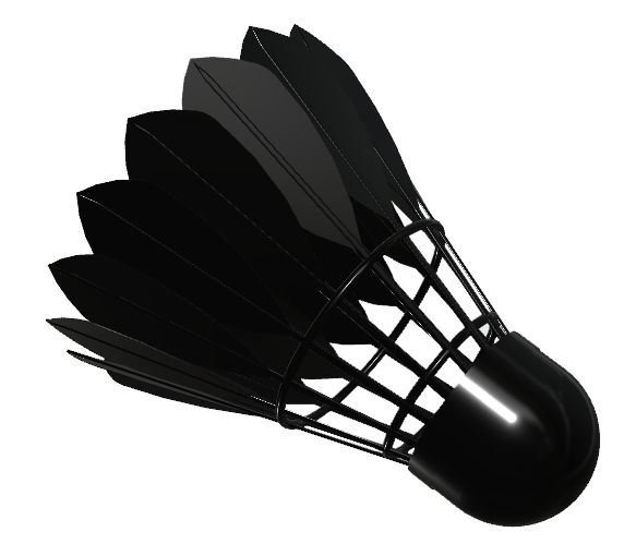 光沢）バドミントン　シャトル001